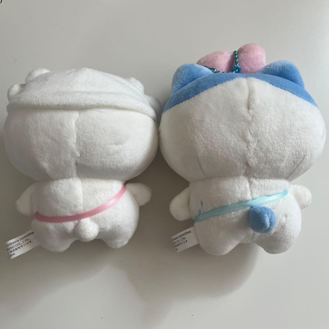 ちいかわ×サンリオキャラクターズ ぷちミニマスコット ハチワレ　ぬいぐるみ