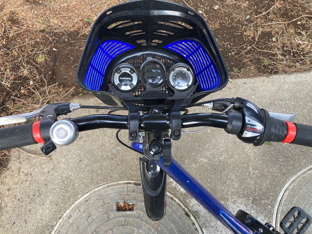 【引取のみ】ブリヂストン ジュニア 子供用自転車 青