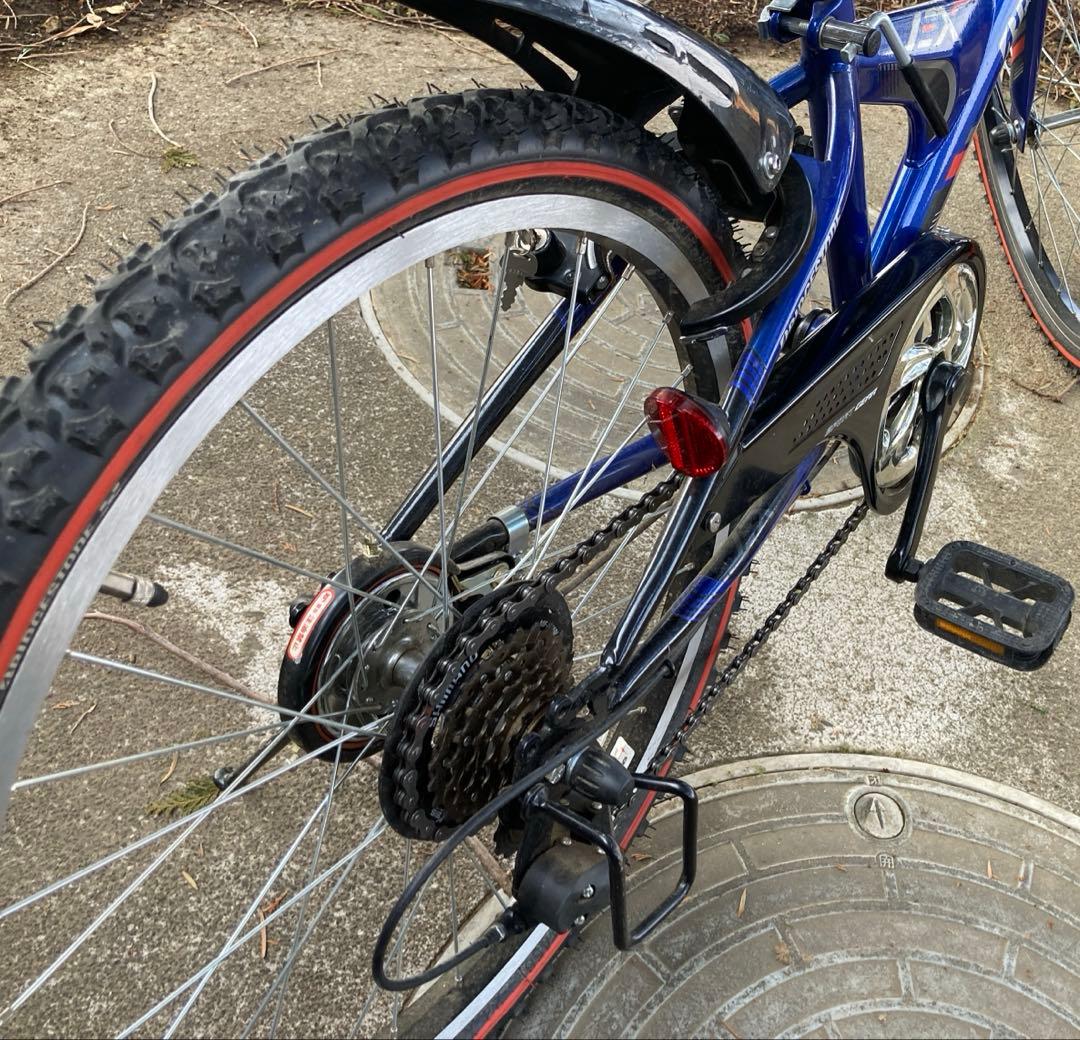 【引取のみ】ブリヂストン ジュニア 子供用自転車 青