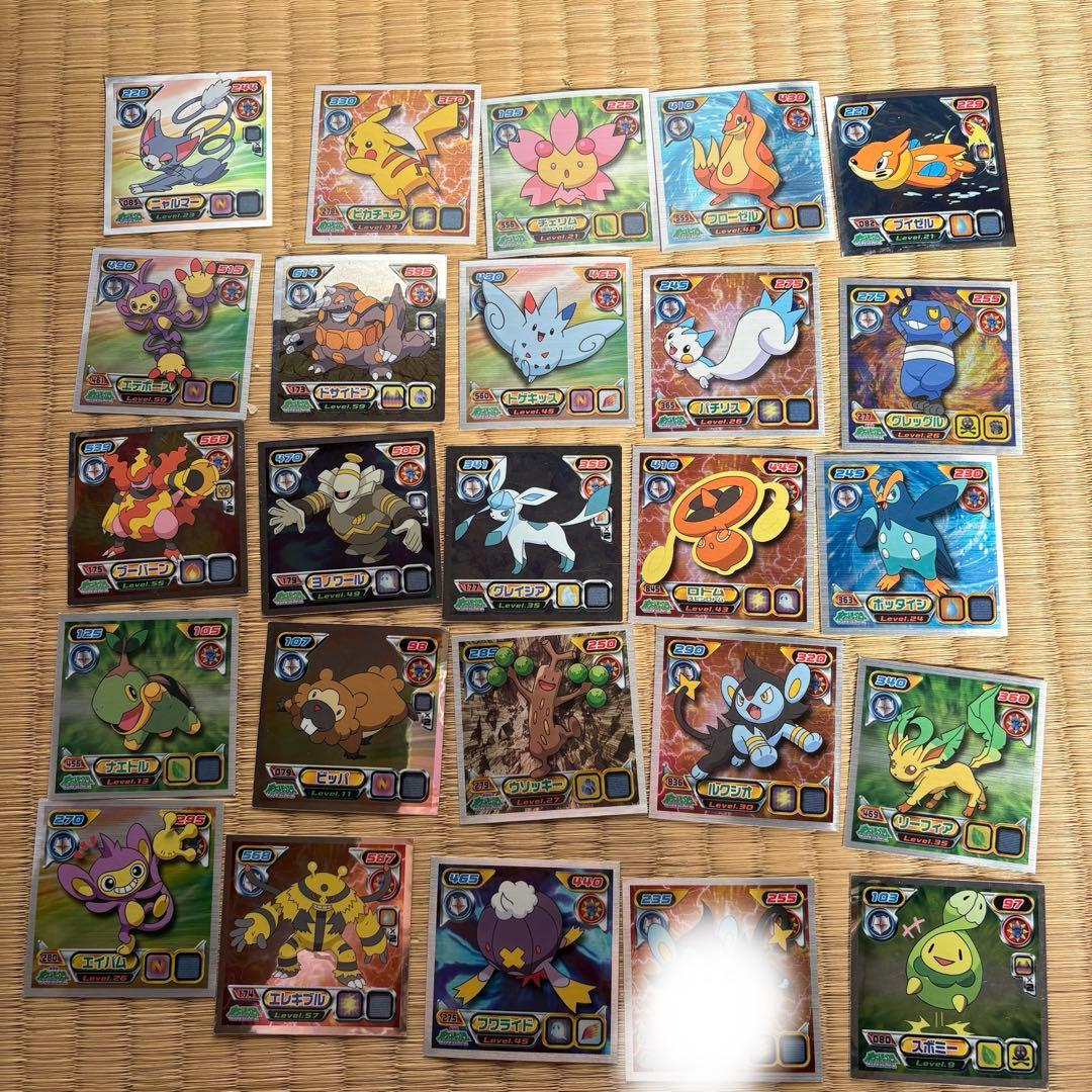 ポケモン シール 列伝 ③キラ レア かぶりなし 33枚