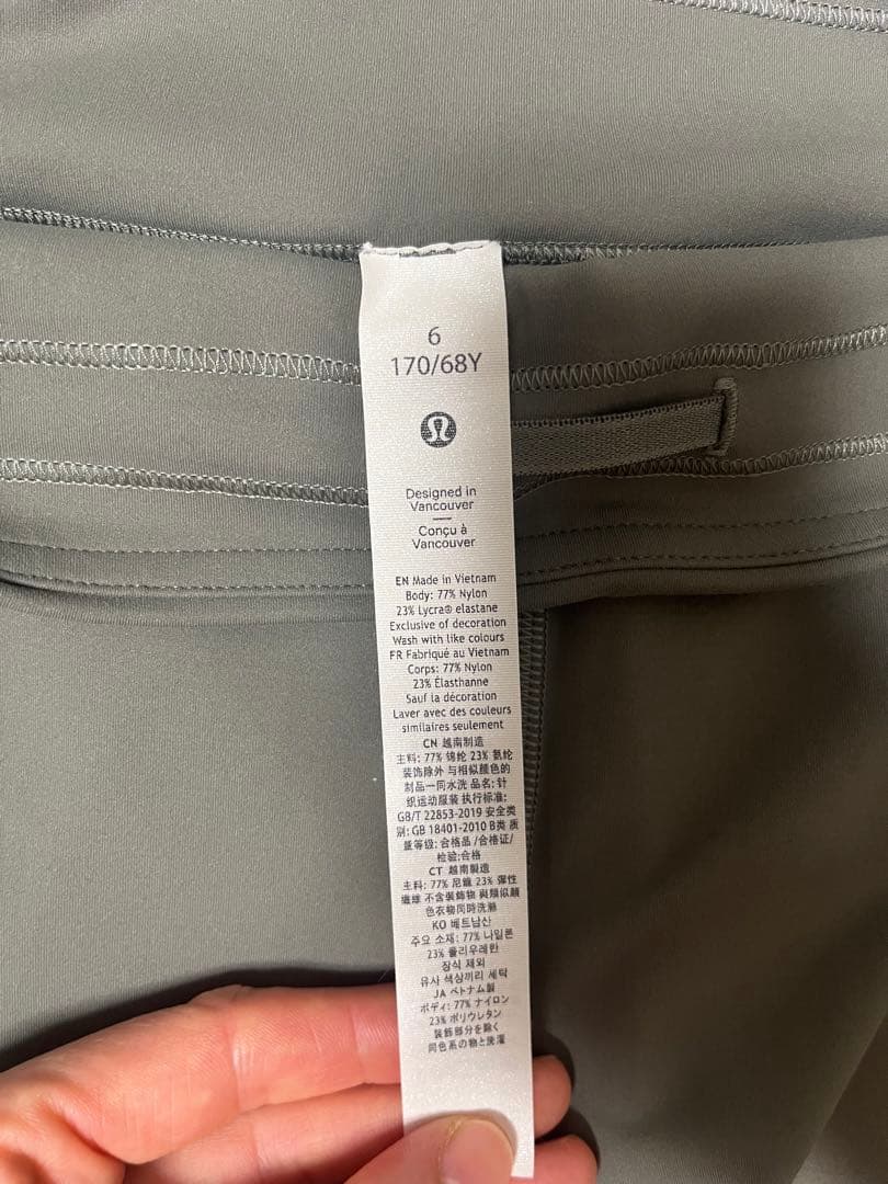 ウォーキング・ランニングウェア Lululemon leggings size6