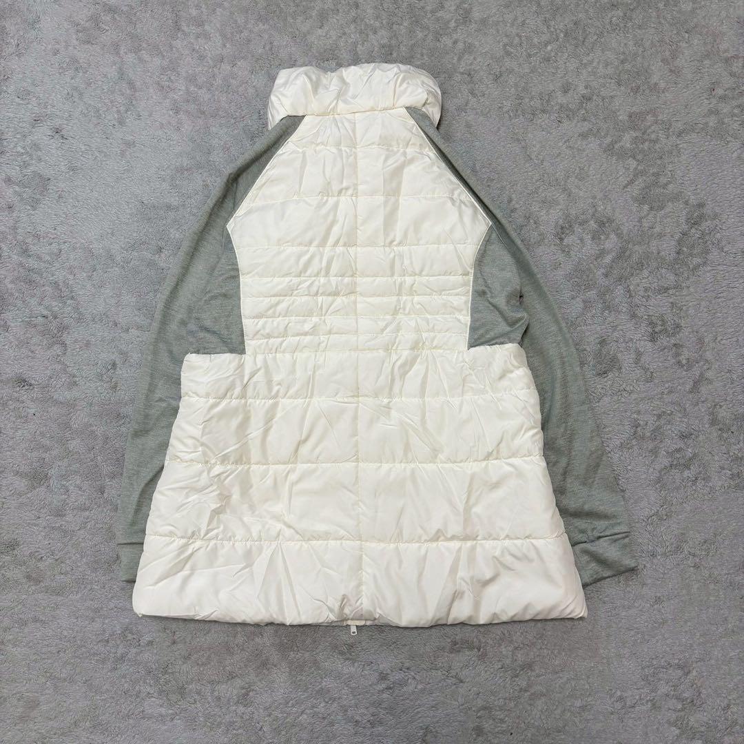 FILA GOLF レディース フルジップ ジャケット 白 グレー CD71