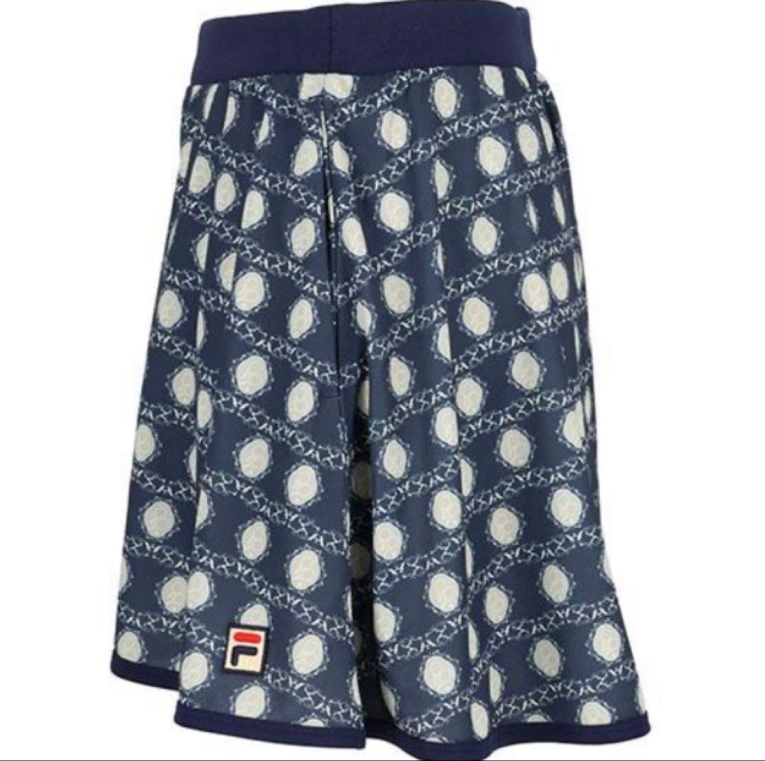 No.265 FILA 隠れラケットのcuteスコート✩.*˚NAVY✩.*˚