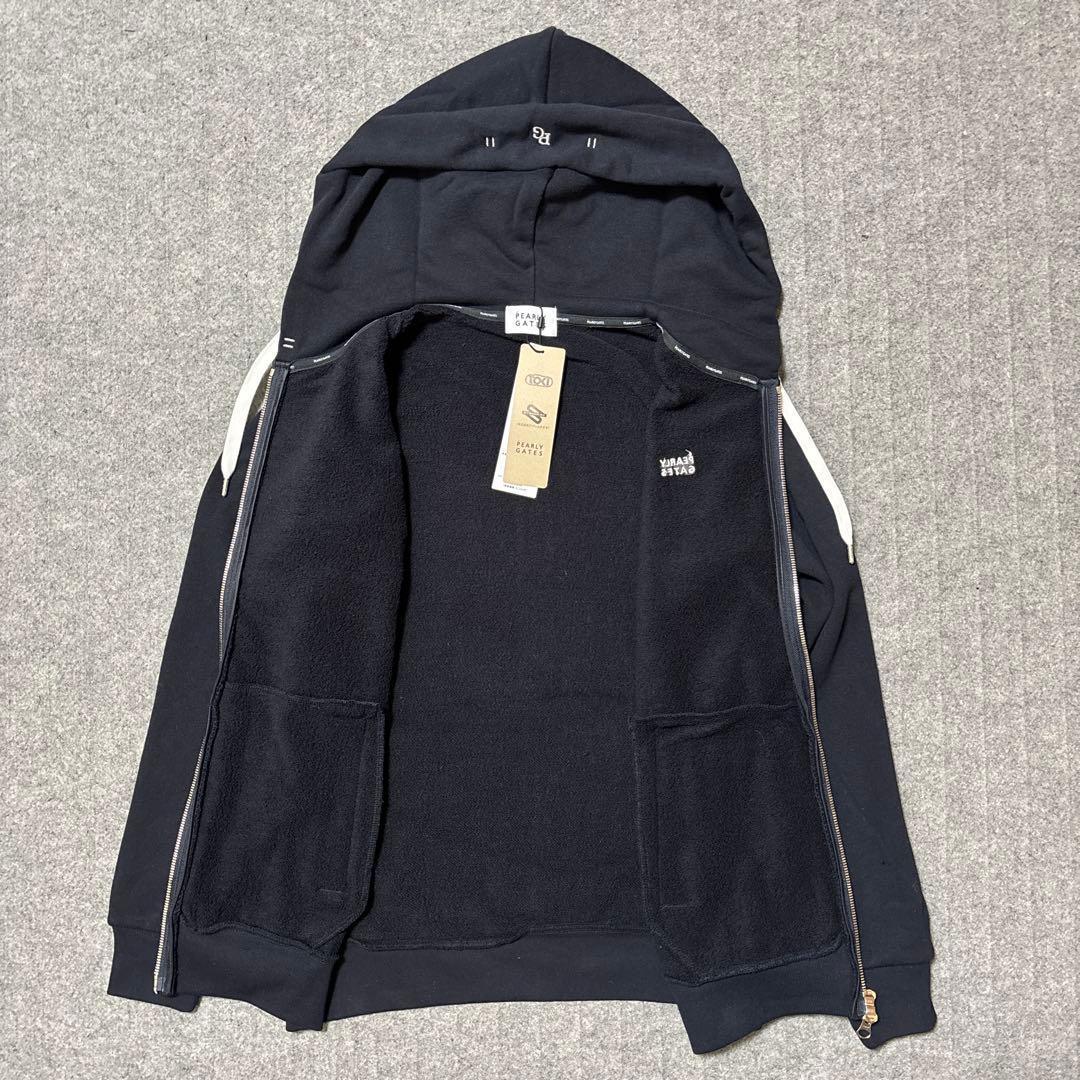 サイズ 1★新品 パーリーゲイツ パーカー 紺 055-3962302 併