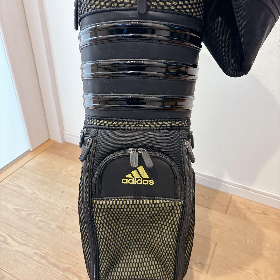 K462 adidas zero キャディバッグ イエローブラック