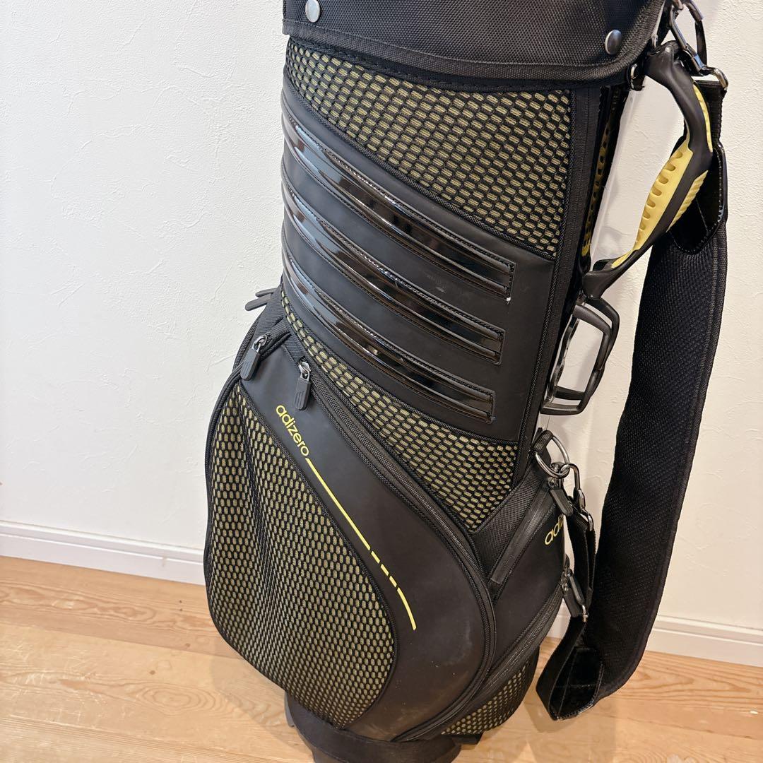 K462 adidas zero キャディバッグ イエローブラック