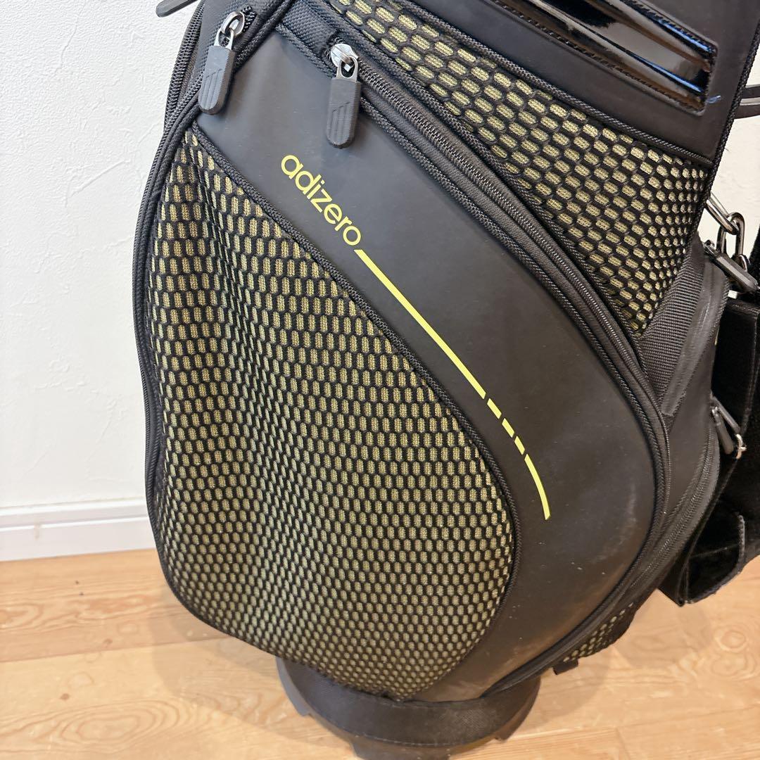 K462 adidas zero キャディバッグ イエローブラック