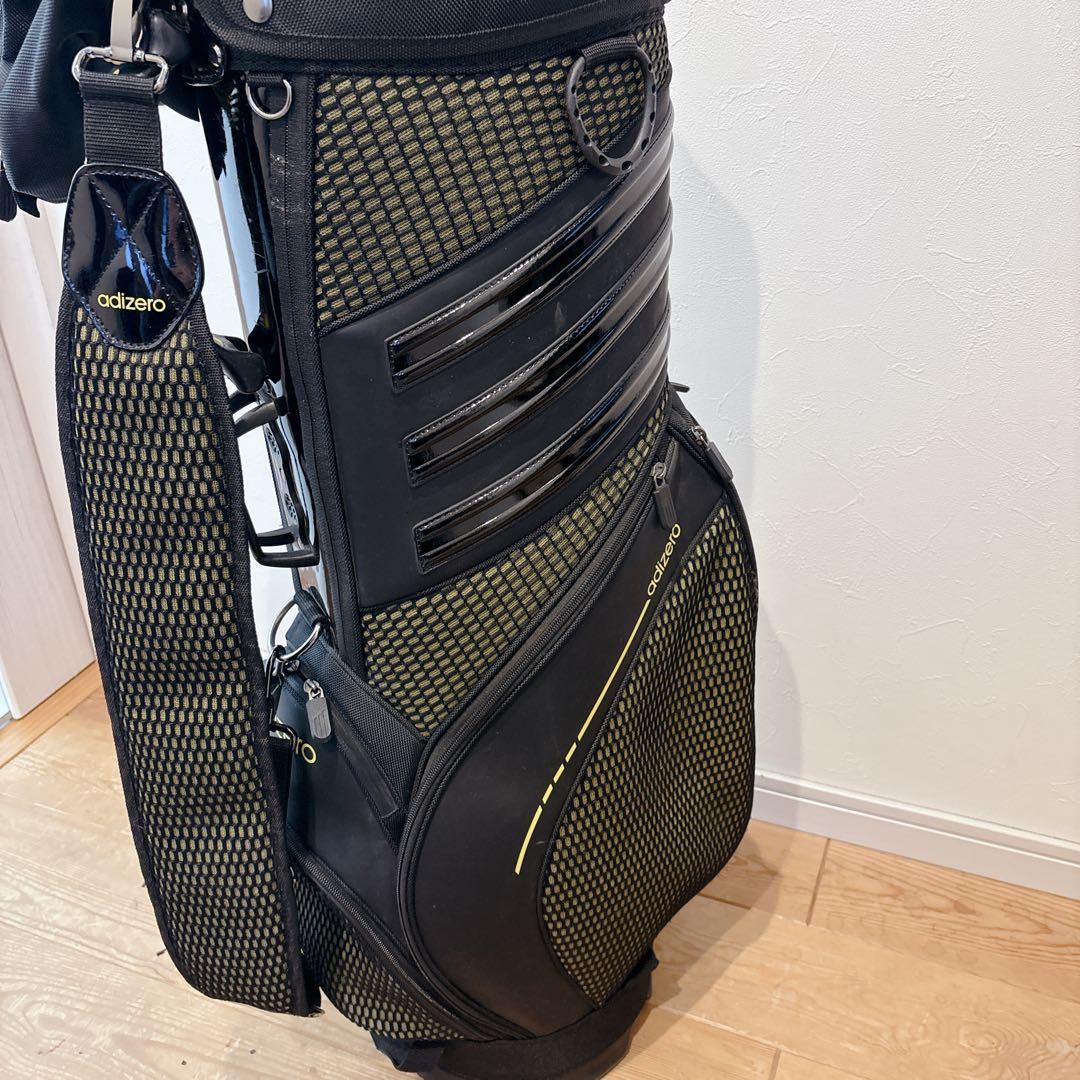 K462 adidas zero キャディバッグ イエローブラック
