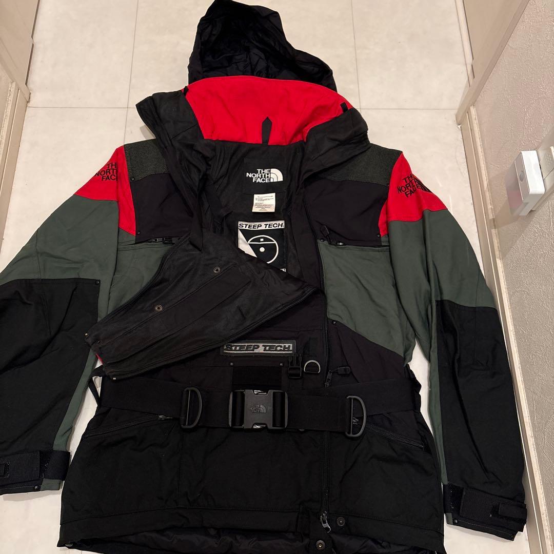 THE NORTH FACE スキーウェアセット　メンズS 黒/赤/深緑~値下❗️
