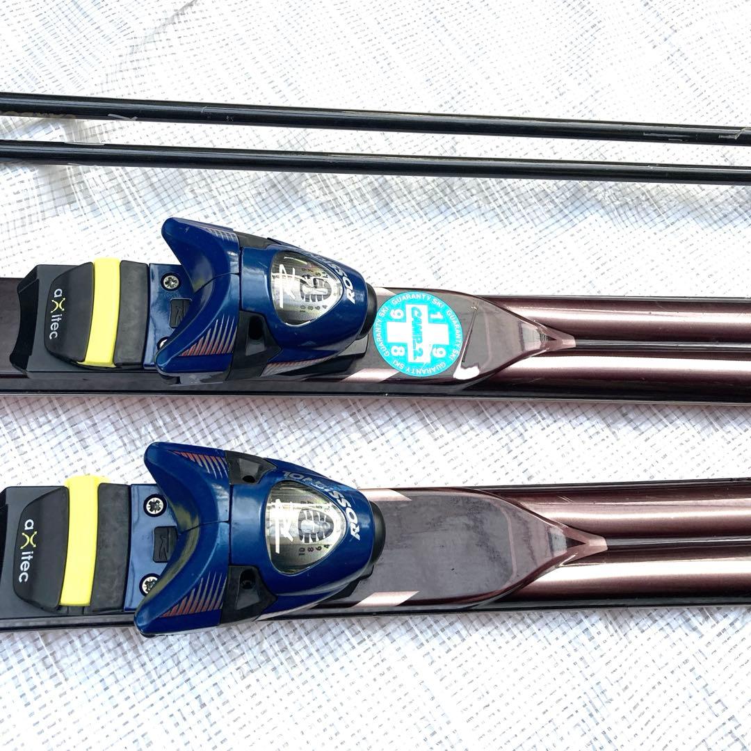 ATOMIC スキー 180cm & ROSSIGNOL ポール 128cm
