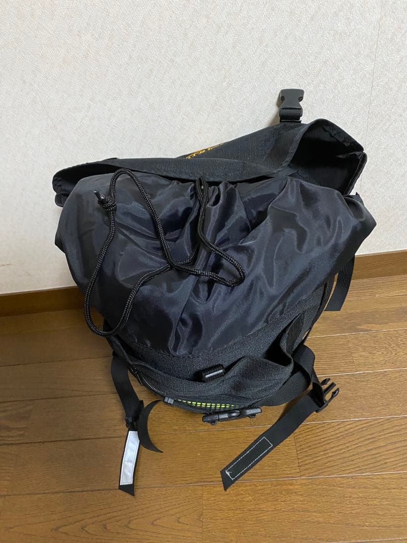 OSTRICH バックパック 黒 リフレクター付き2個セット　ボトルホルダー付き