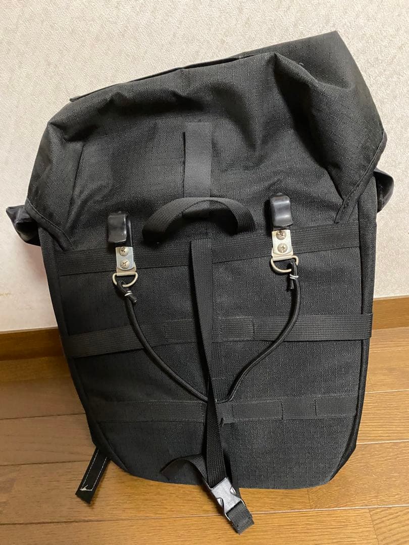 OSTRICH バックパック 黒 リフレクター付き2個セット　ボトルホルダー付き