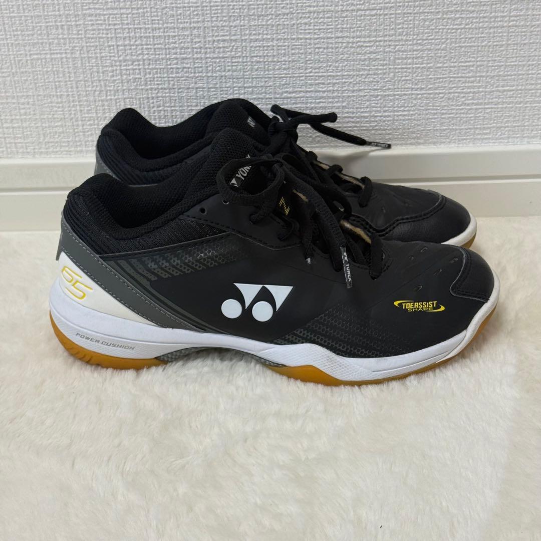 ヨネックス パワークッション65Z バドミントンシューズ 23cm ブラック