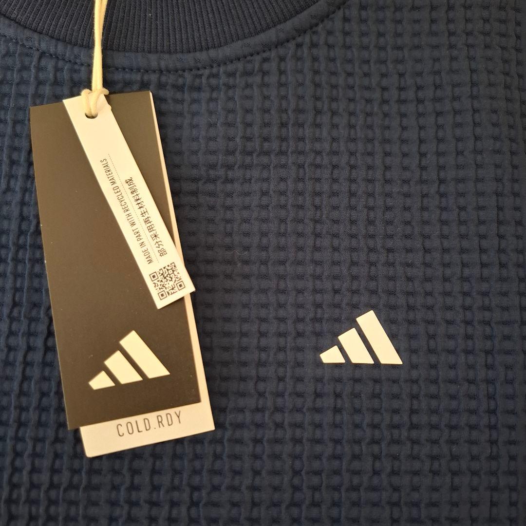 adidas golf COLD.RDY クルーネック　長袖　ネイビー