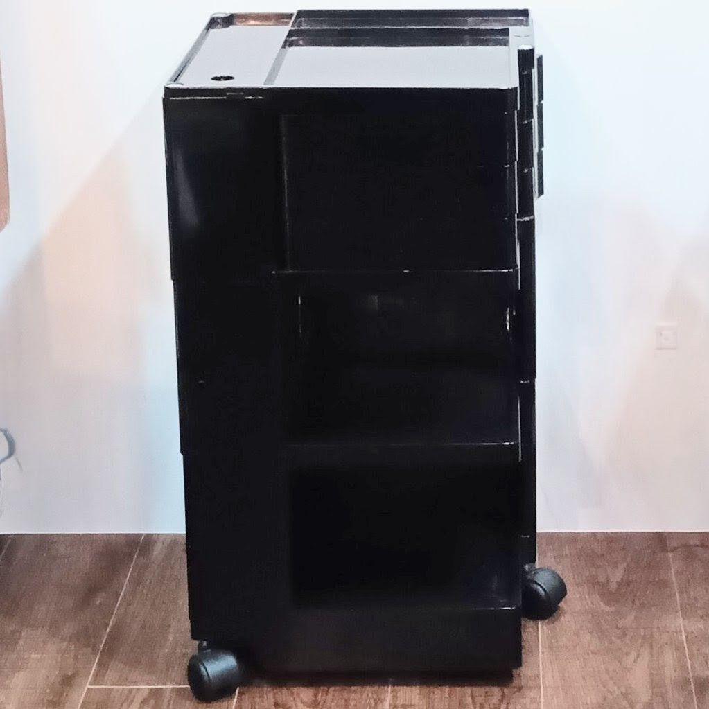 B-LINE ボビーワゴン 3段3トレイ ブラック