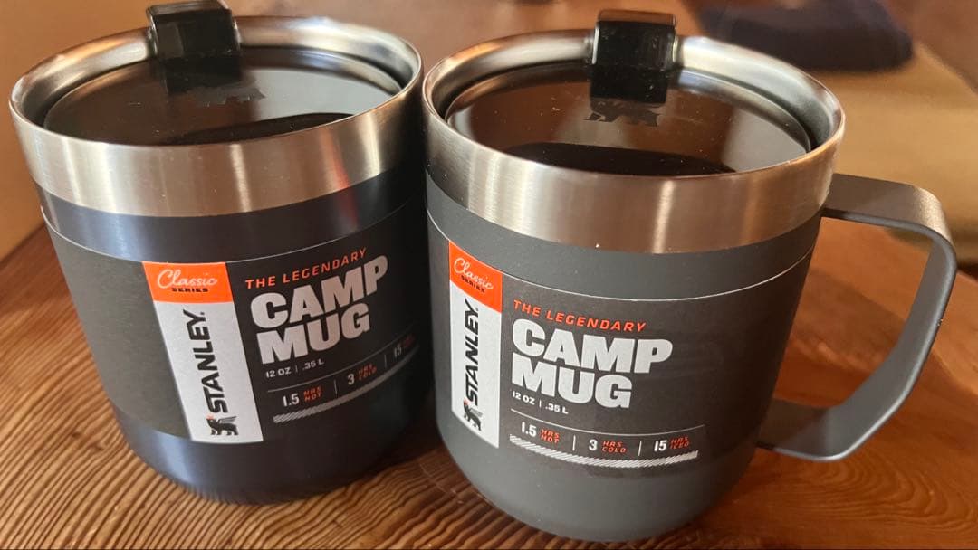 未使用ペア2個 STANLEY CAMP MUG 0.35L冷・温/アウトドア