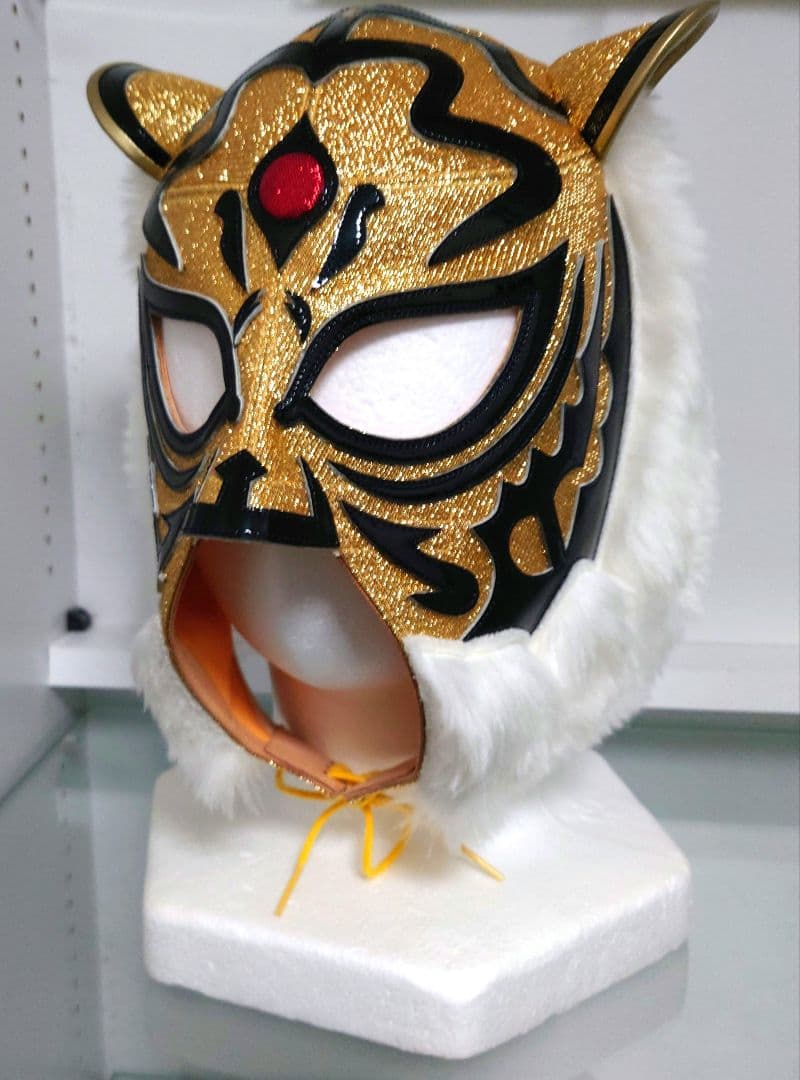 ＹＮ製 初代タイガーマスクのプロレスマスク ブルメタヤギリ試合用