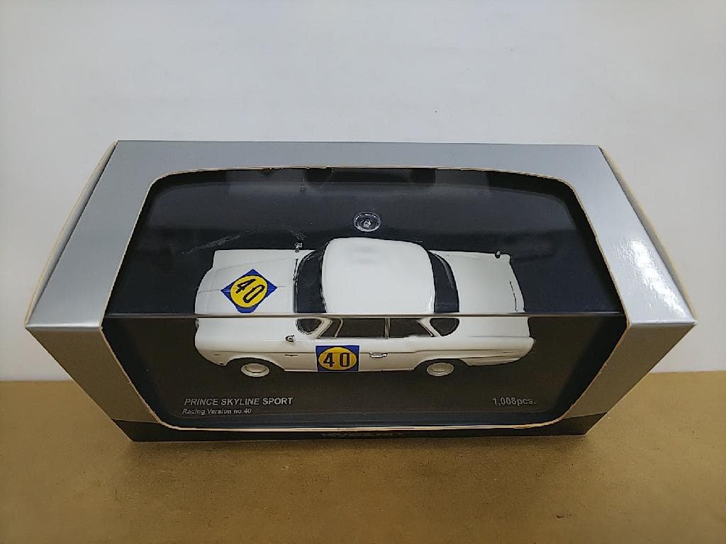 京商 1/43 プリンス・スカイラインスポーツ レーシングバージョン 生沢徹