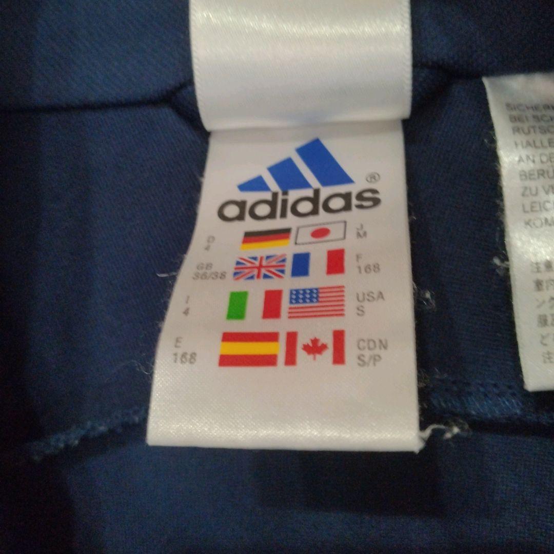 【希少】adidas　フランス代表　00s　刺繍ロゴ　ハーフジップトラックトップ