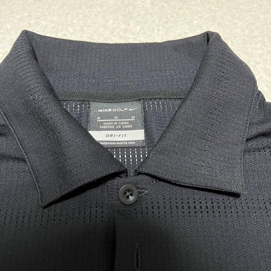 NIKE GOLF ポロシャツ メッシュ 黒 M