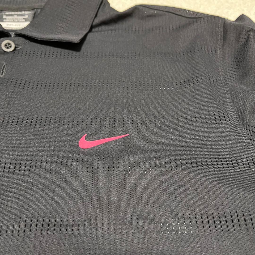 NIKE GOLF ポロシャツ メッシュ 黒 M