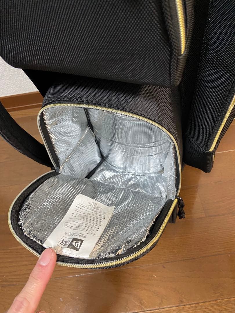 ★美品★ ニューエラ New Era キャディーバッグ ブラック ゴールド