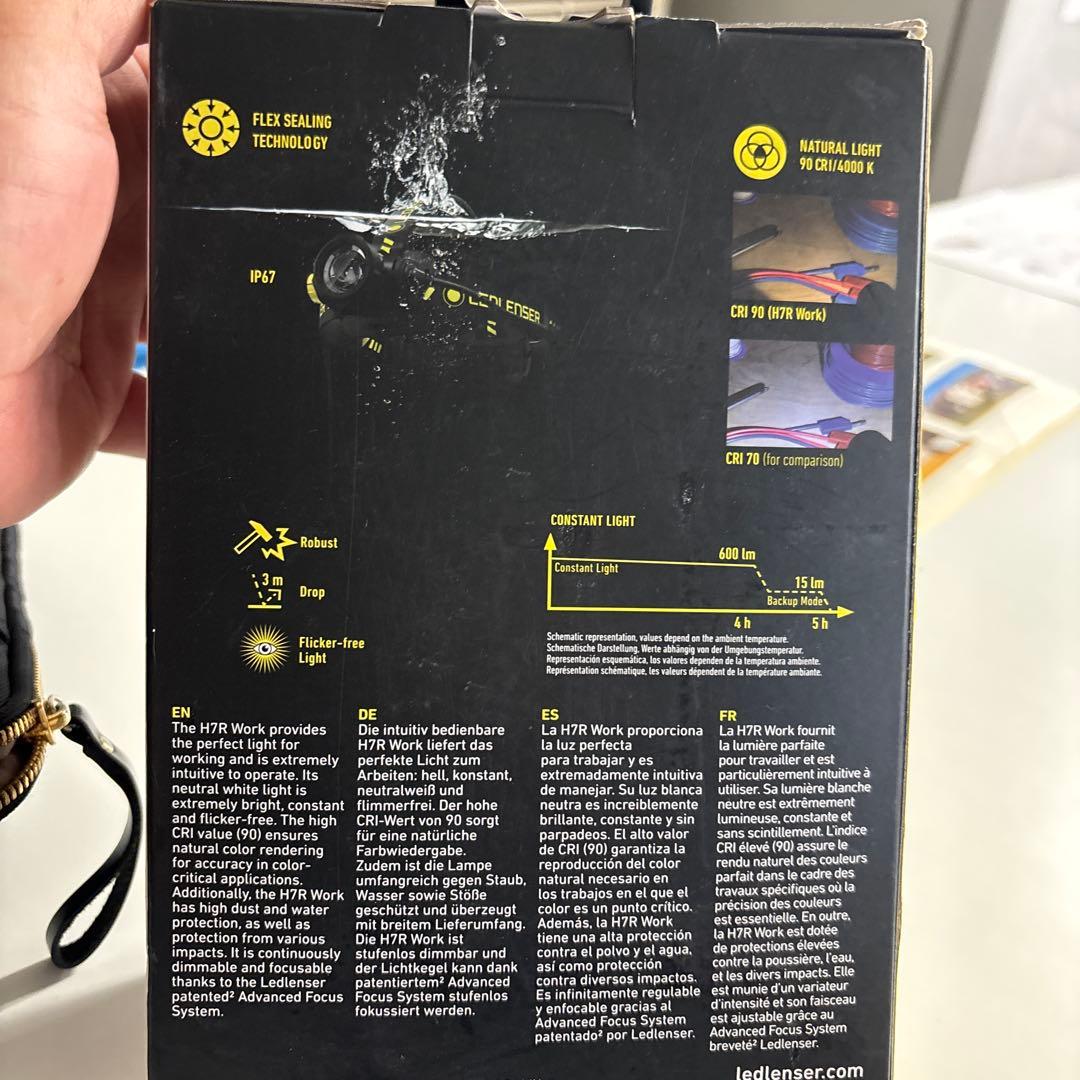 LEDLENSER H7R WORK ヘッドランプ　新品未使用品