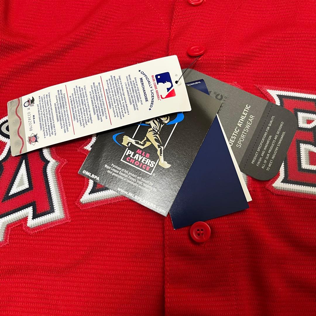 （希少、新品）MLB エンゼルス　大谷翔平　ユニフォーム　M 日本Ｌサイズ相当