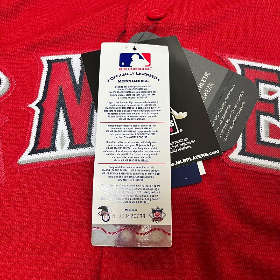 （希少、新品）MLB エンゼルス　大谷翔平　ユニフォーム　M 日本Ｌサイズ相当