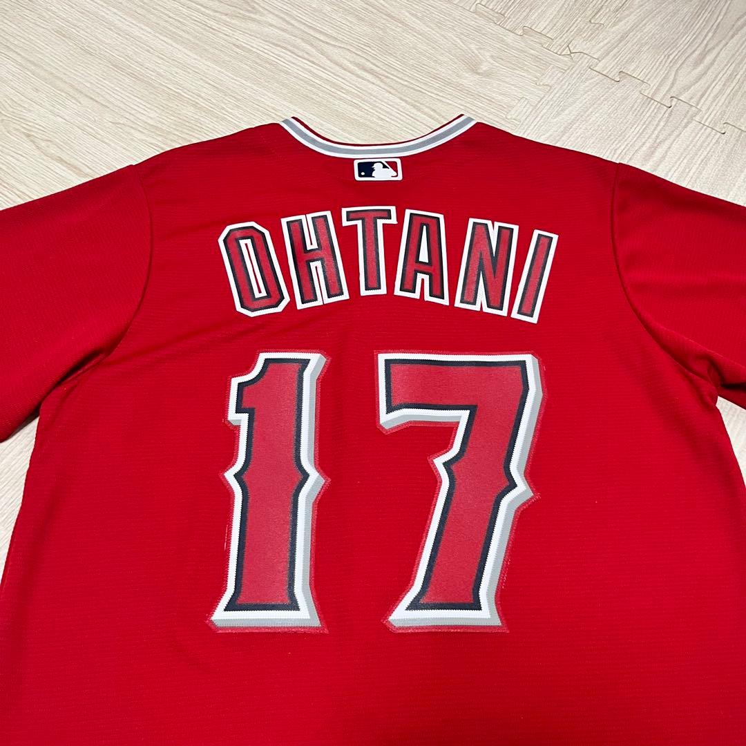 （希少、新品）MLB エンゼルス　大谷翔平　ユニフォーム　M 日本Ｌサイズ相当