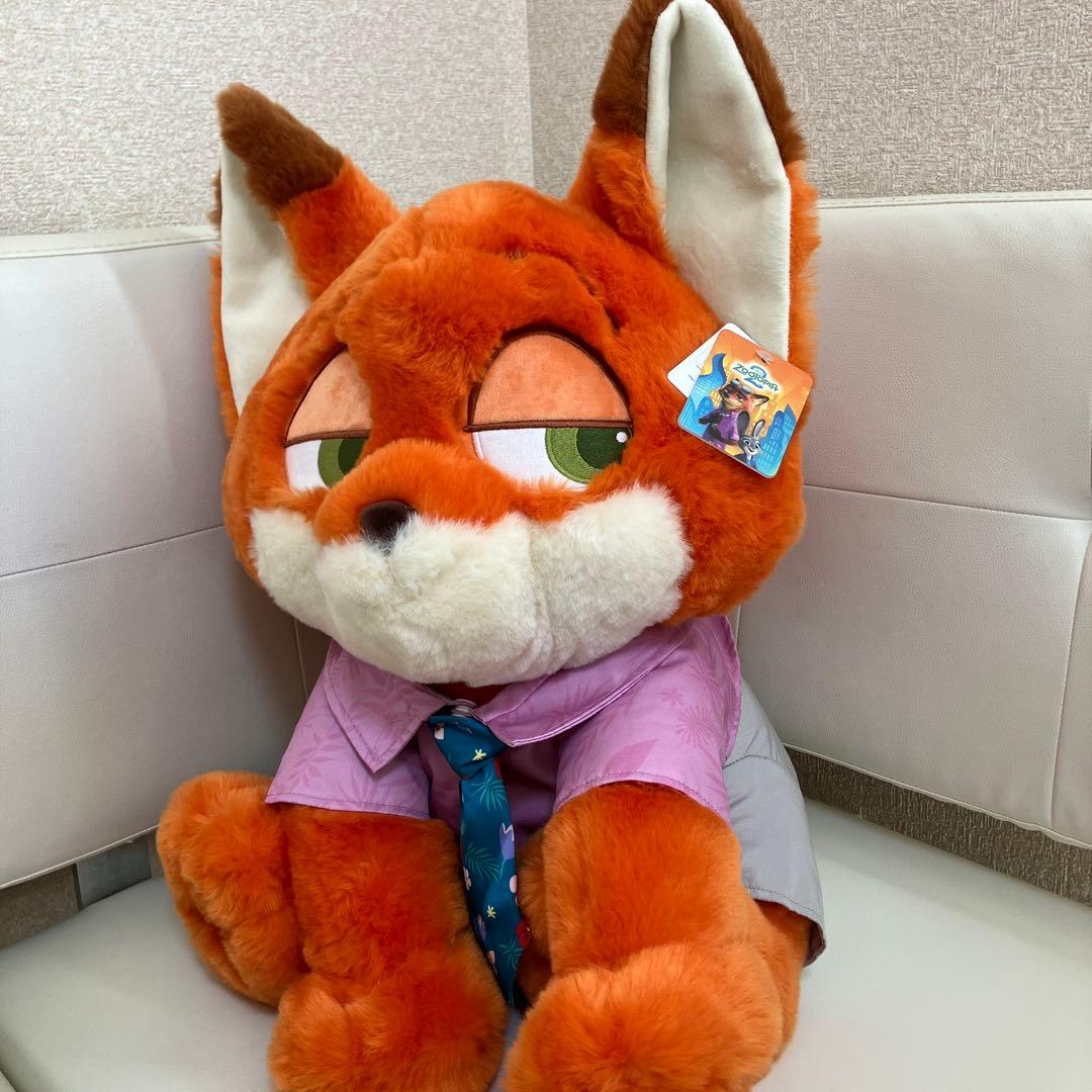 新品　タグ付き　ズートピア2 ニック&クロウハウザー　コストコ ぬいぐるみ
