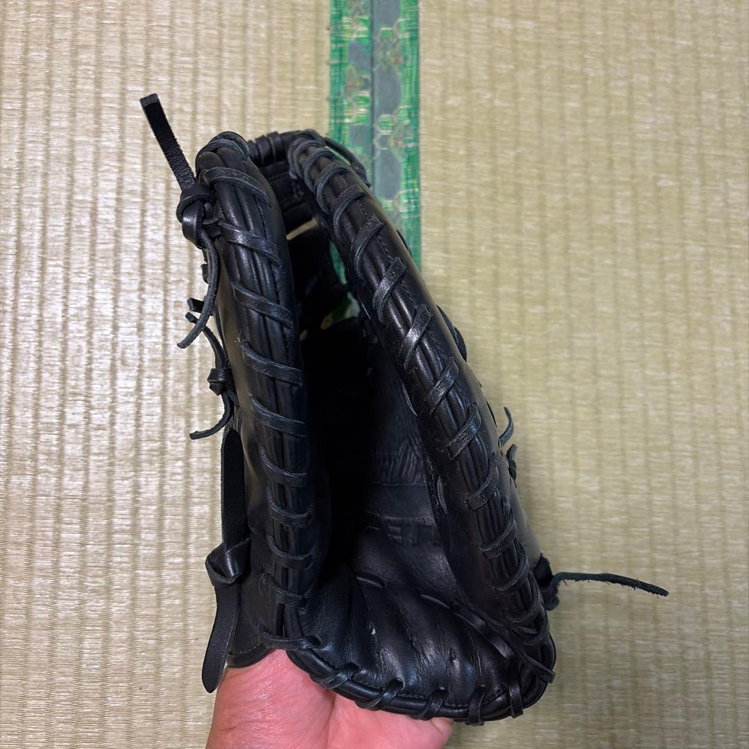 ZETT ブラック 軟式ファーストミット
