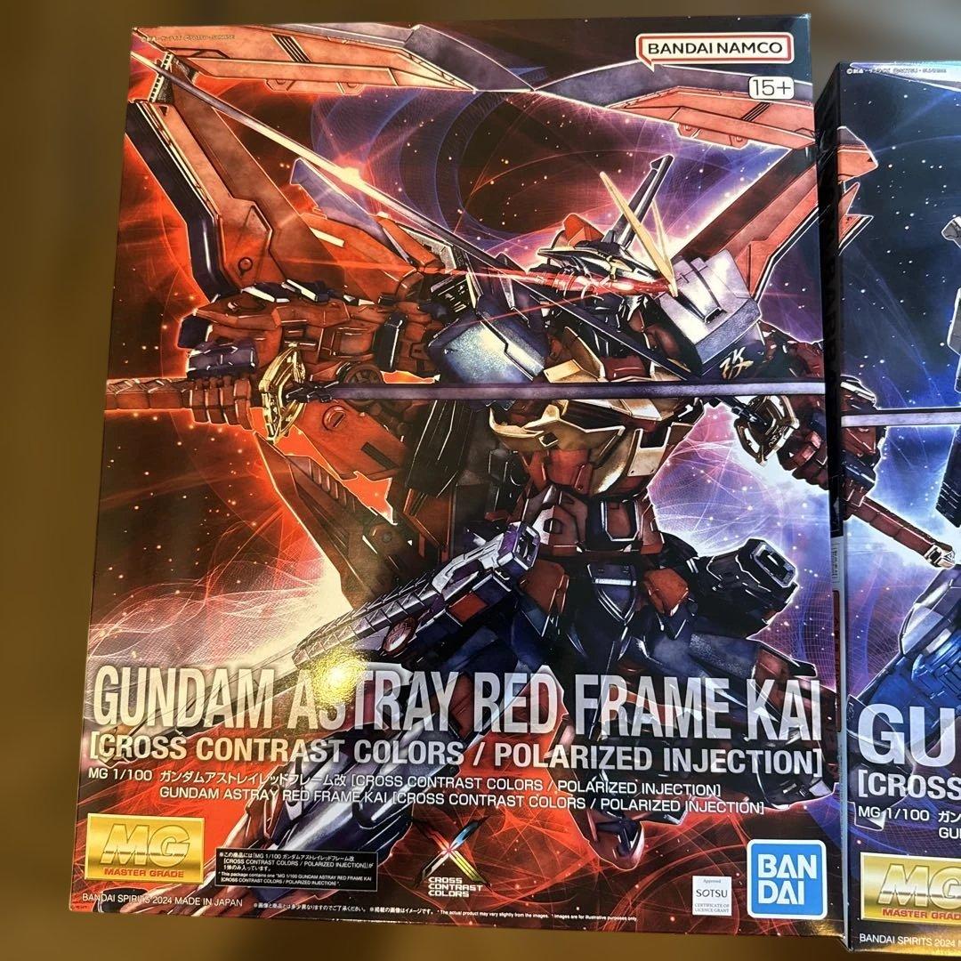 MG 1/100 アストレイレッドフレーム改&バルバトス クロスコントラスト