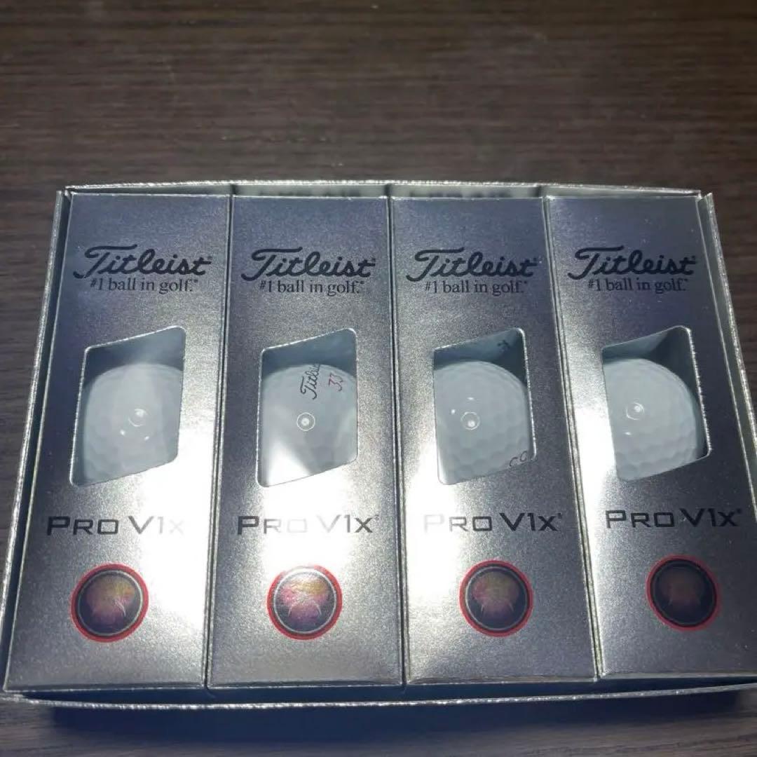 Titleist Pro V1x ゴルフボール 1ダース　9月12日迄の出品