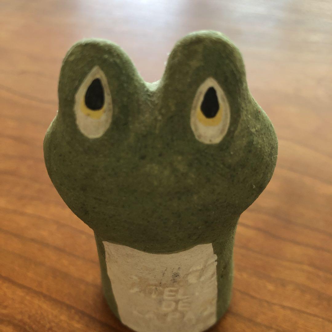 最終お値下げ　鹿児島睦　ハンドワークス　置き物　カエル