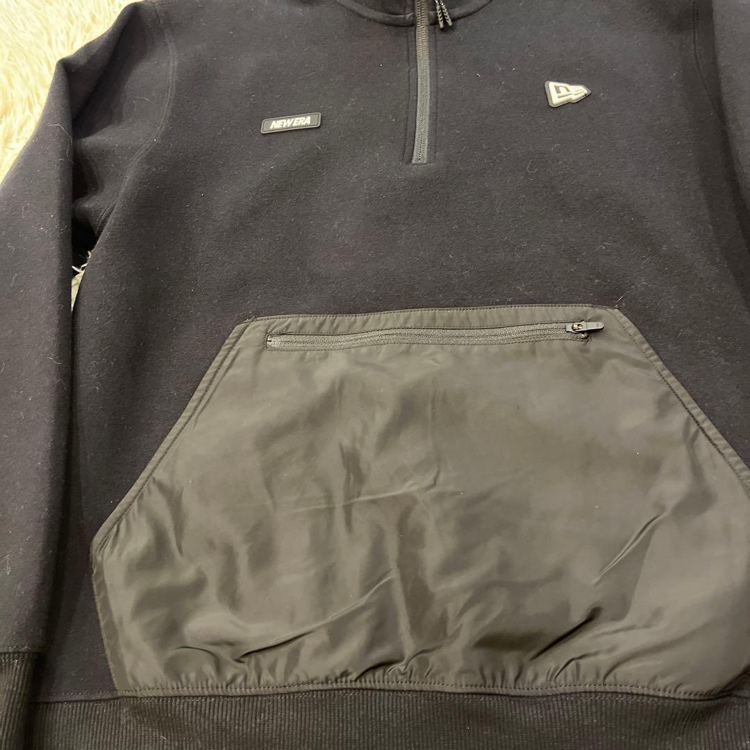 NEW ERA GOLF ニューエラ　ダンボールニット　プルオーバー　メンズ　黒