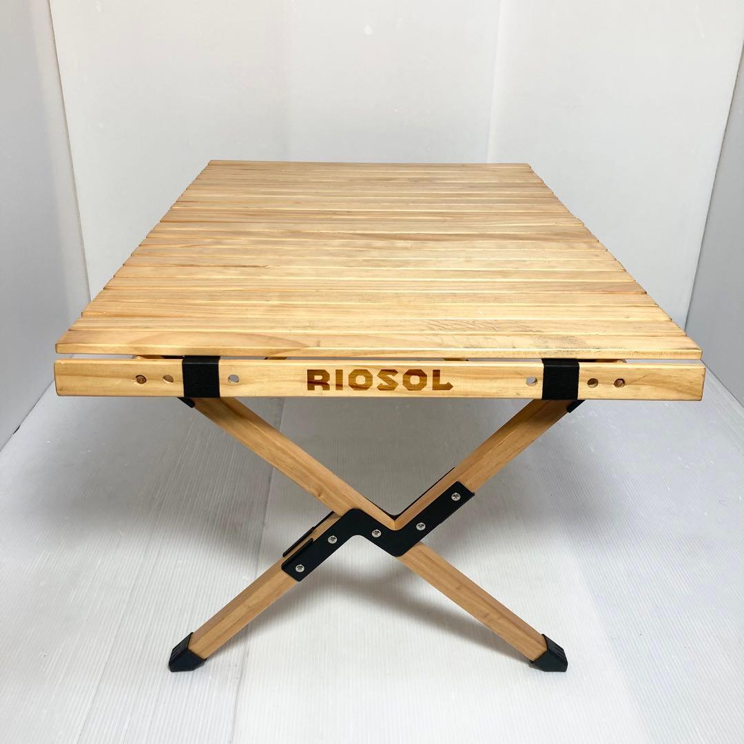 RIOSOL wrt-table ウッドロールトップテーブル ウッドテーブル