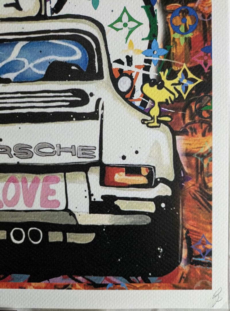 【DEATH NYC】SNOOPY×GOGH×PORSCHE【世界限定100枚】