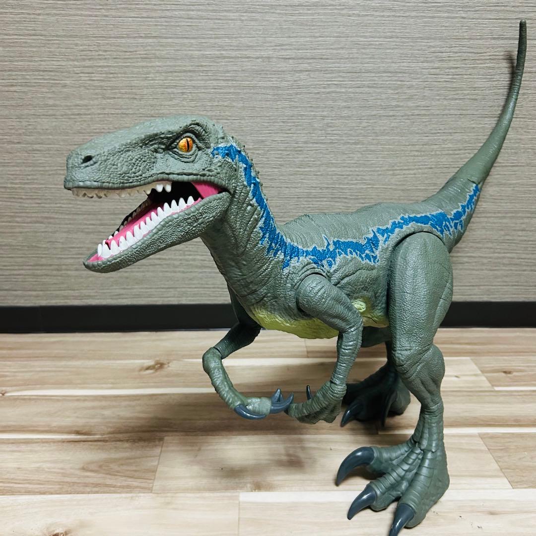 MATTEL ジュラシックワールド スーパー ビッグ 96cm ブルー マテル