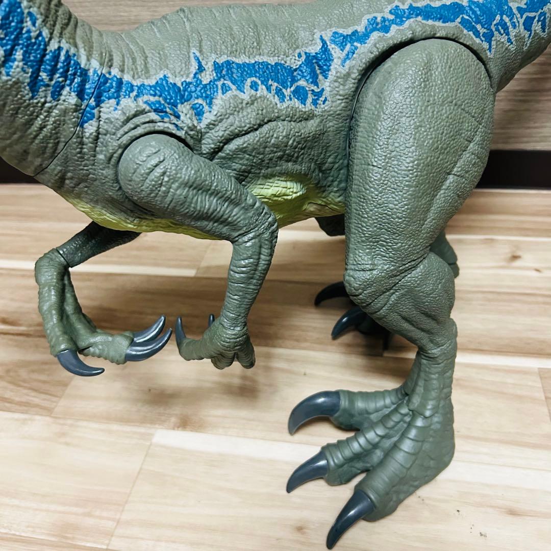 MATTEL ジュラシックワールド スーパー ビッグ 96cm ブルー マテル