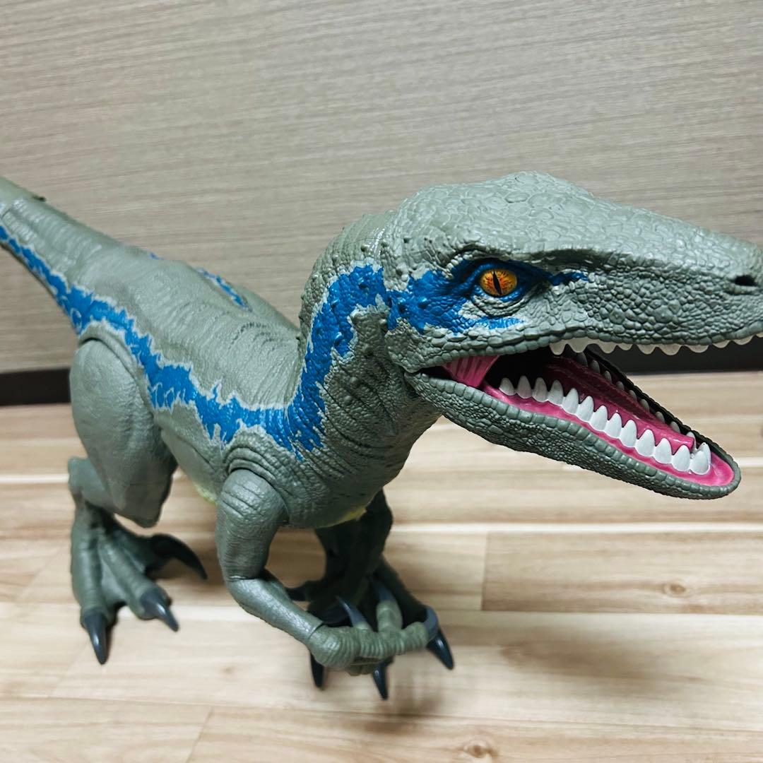 MATTEL ジュラシックワールド スーパー ビッグ 96cm ブルー マテル