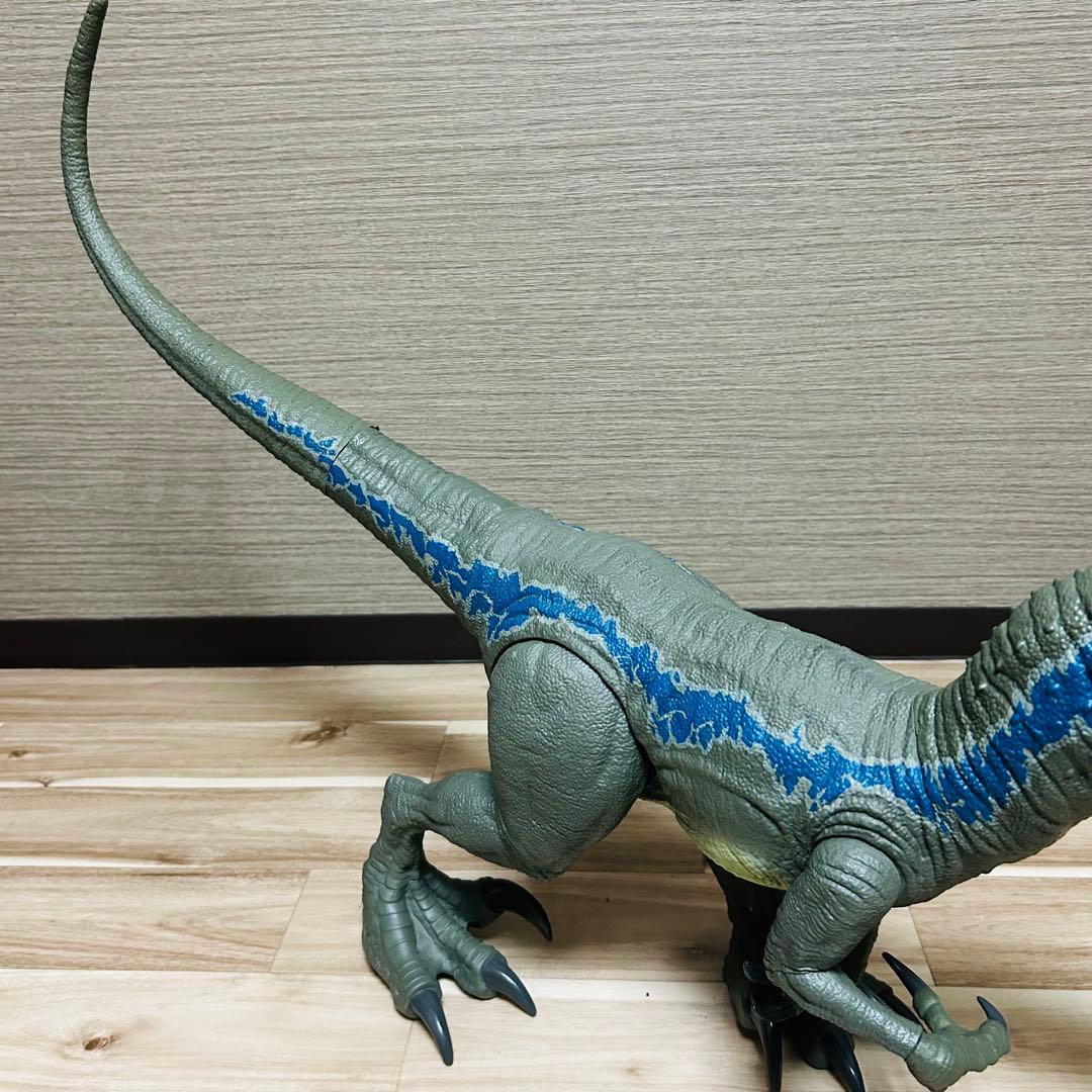 MATTEL ジュラシックワールド スーパー ビッグ 96cm ブルー マテル