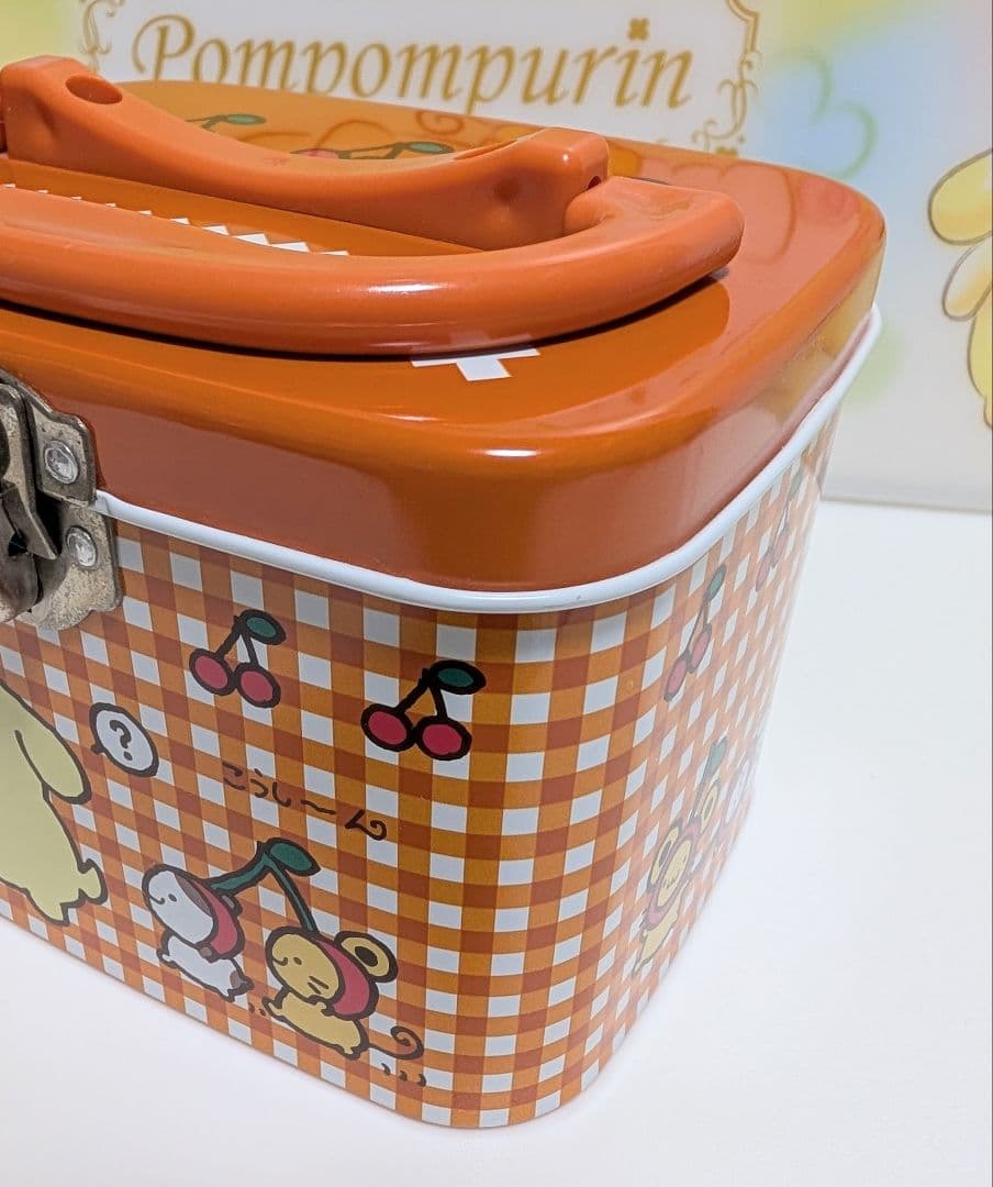 ポムポムプリン　ミニトランク缶　ミニ缶