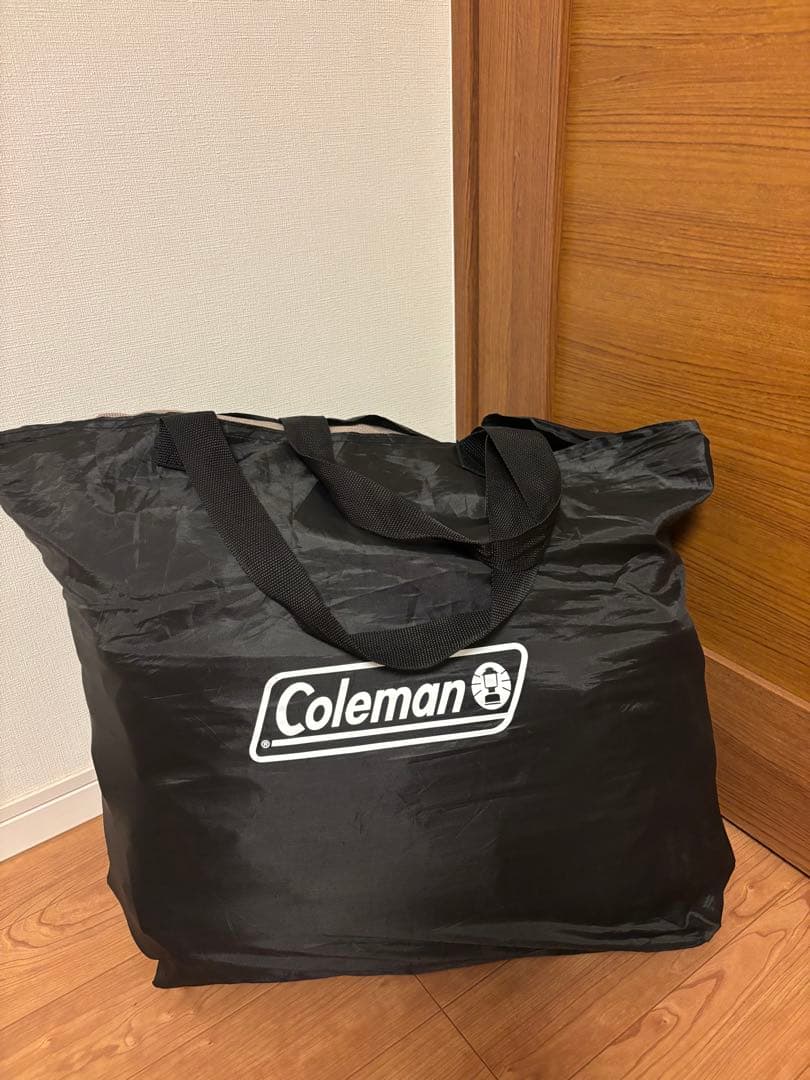【美品】コールマン エアカウチダブル＋4Dクイックポンプセット 電動ポンプ付き