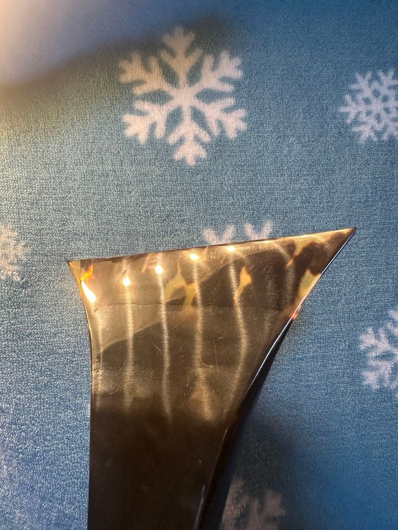 【美品・希少】地歌三味線用鼈甲撥　本鼈甲　黒水牛台