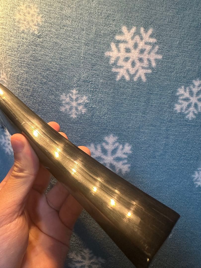 【美品・希少】地歌三味線用鼈甲撥　本鼈甲　黒水牛台