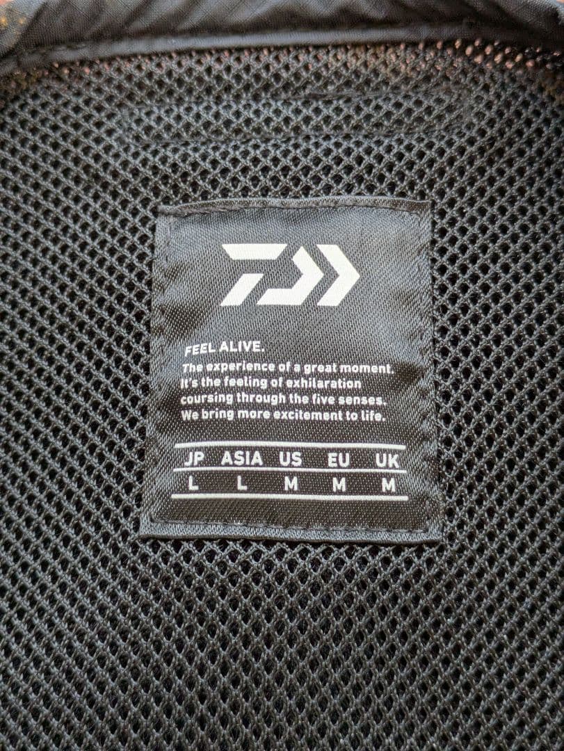 Daiwa フィッシングベスト 鮎ベスト　クールベストブラック　Lsize