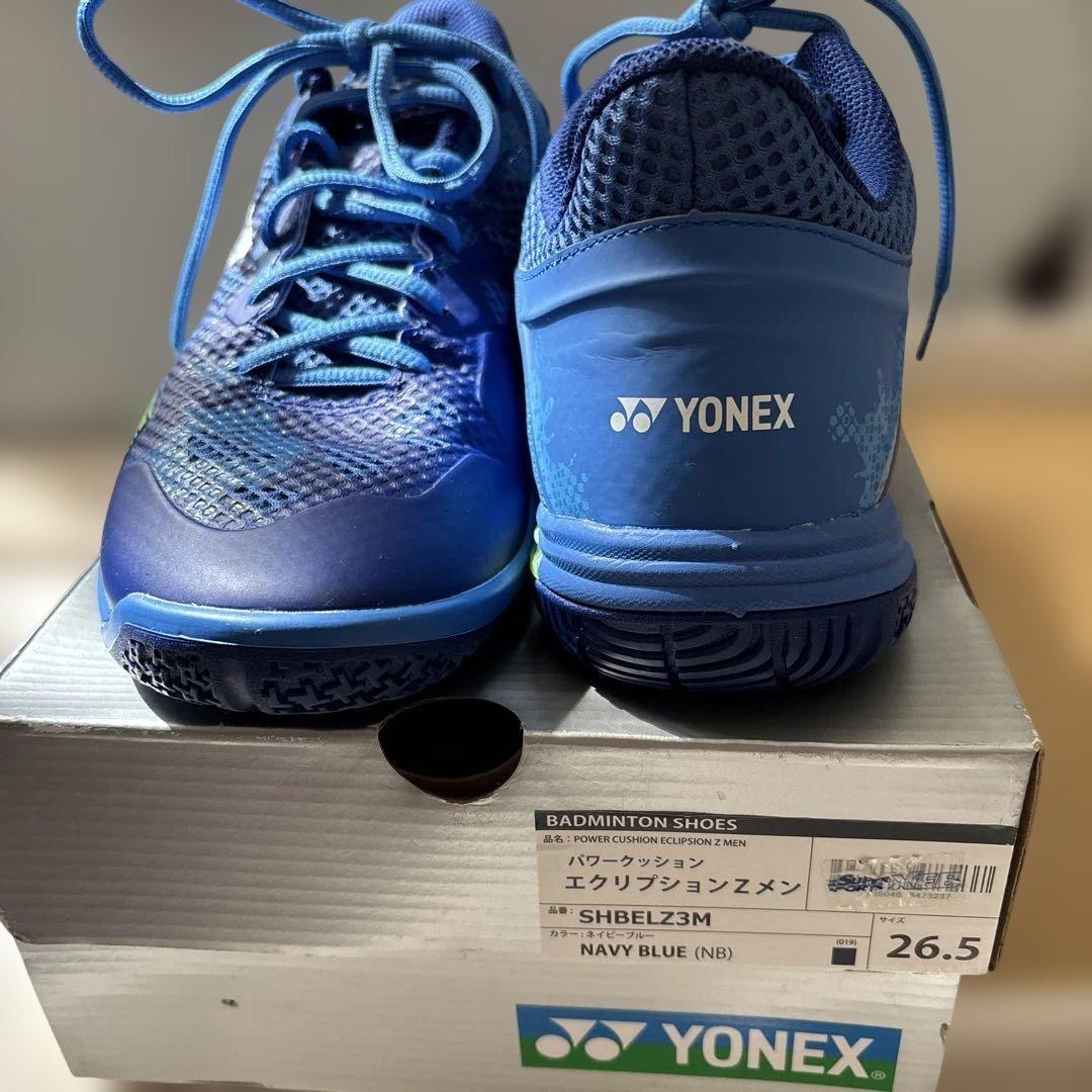 YONEX バドミントンシューズ SHBEL23M 26.5cm ネイビーブルー