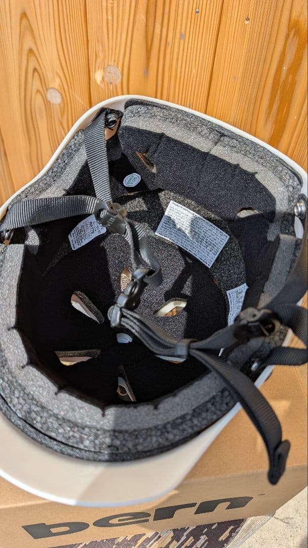 bern ヘルメット マットホワイト M ほぼ新品 WATTS