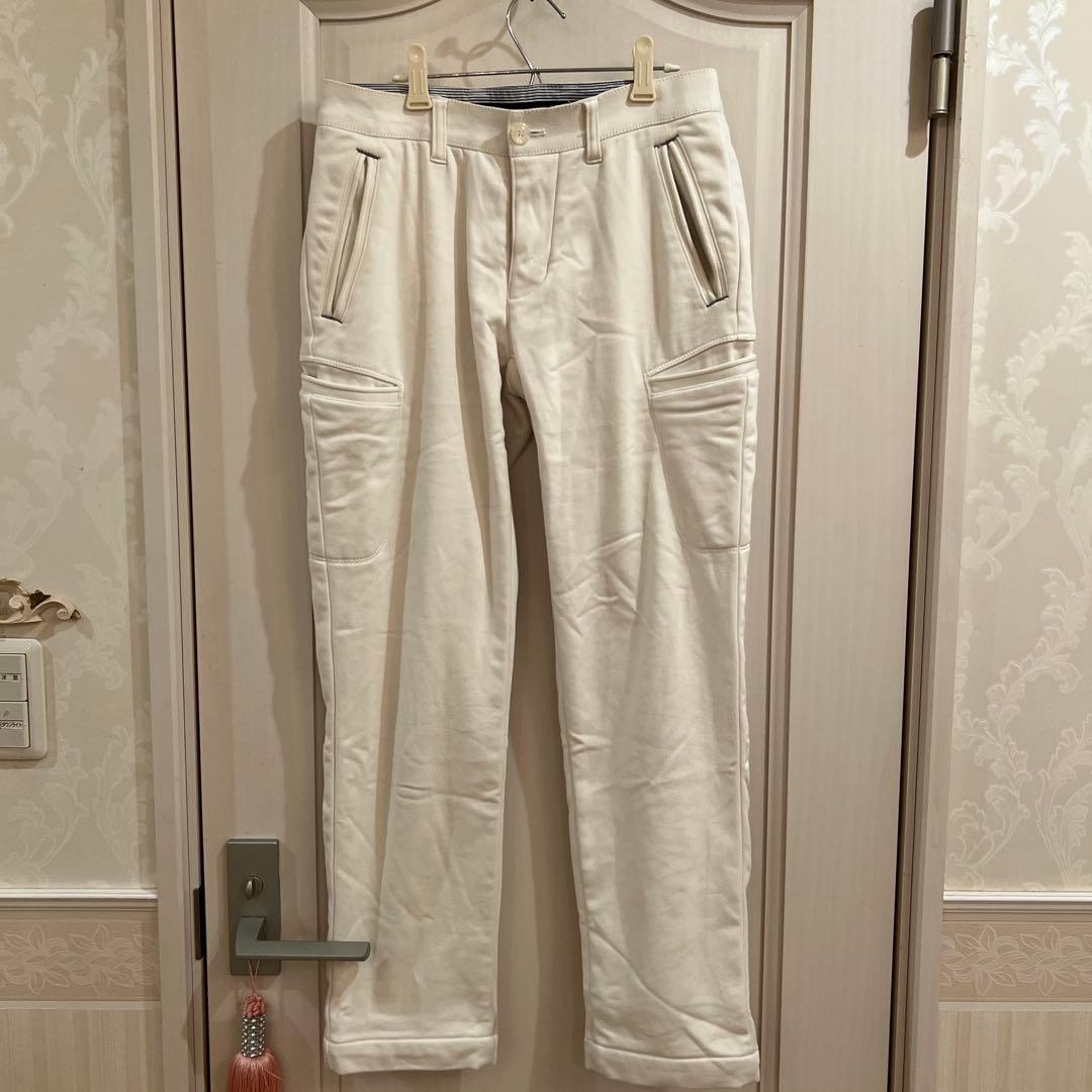 23区ホワイト 裏起毛ゴルフパンツ レディース ストレッチ